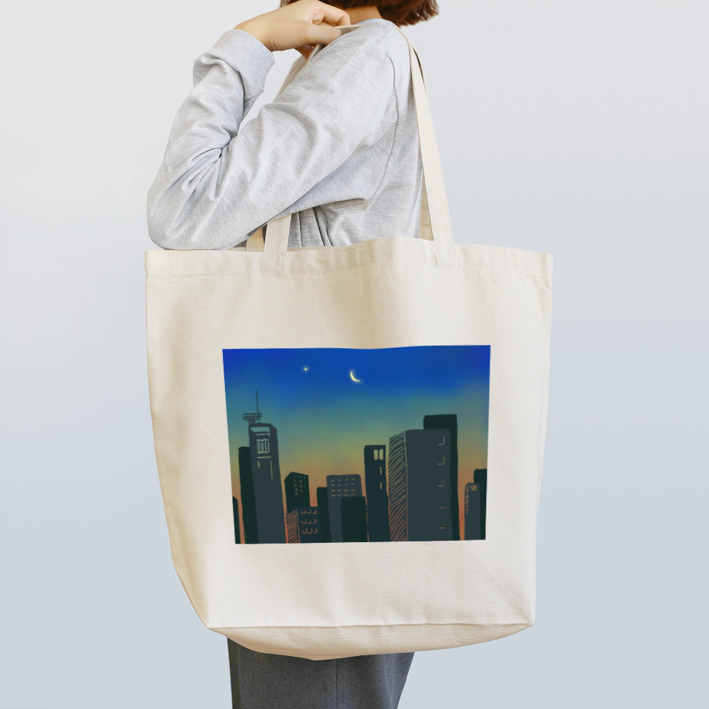 某の菌の人生のつきとおほしさまの逢引 Tote Bag