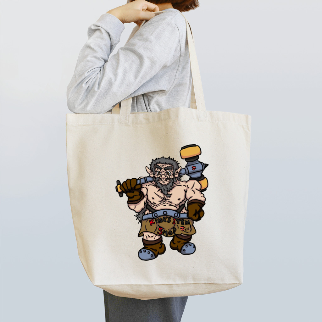 おおぬきたつやのラクガキ製作所♪のドワーフ・キング　『バイエル』 Tote Bag