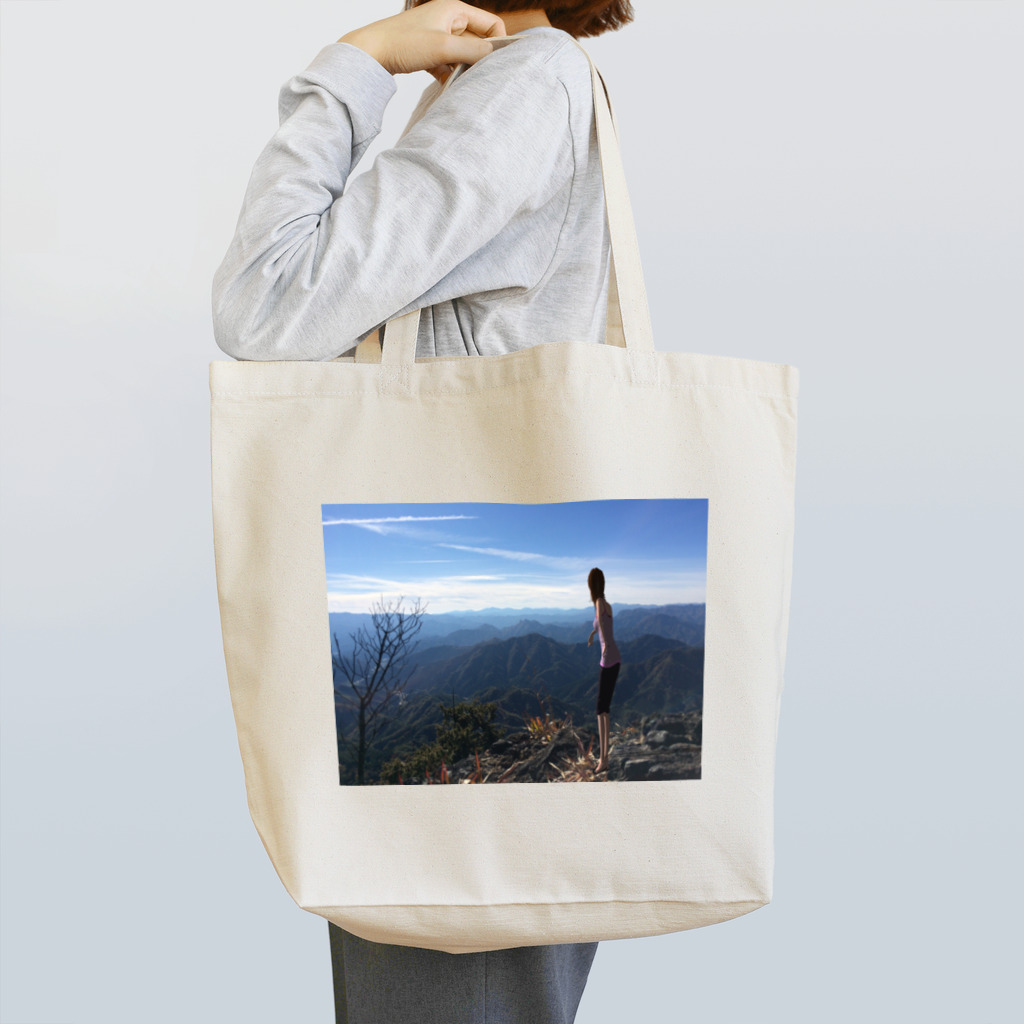 Masakiの山から景色を眺める トートバッグ