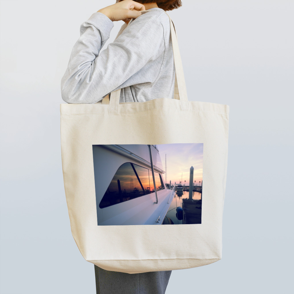 DAIGOの夕焼けのマリーナ Tote Bag