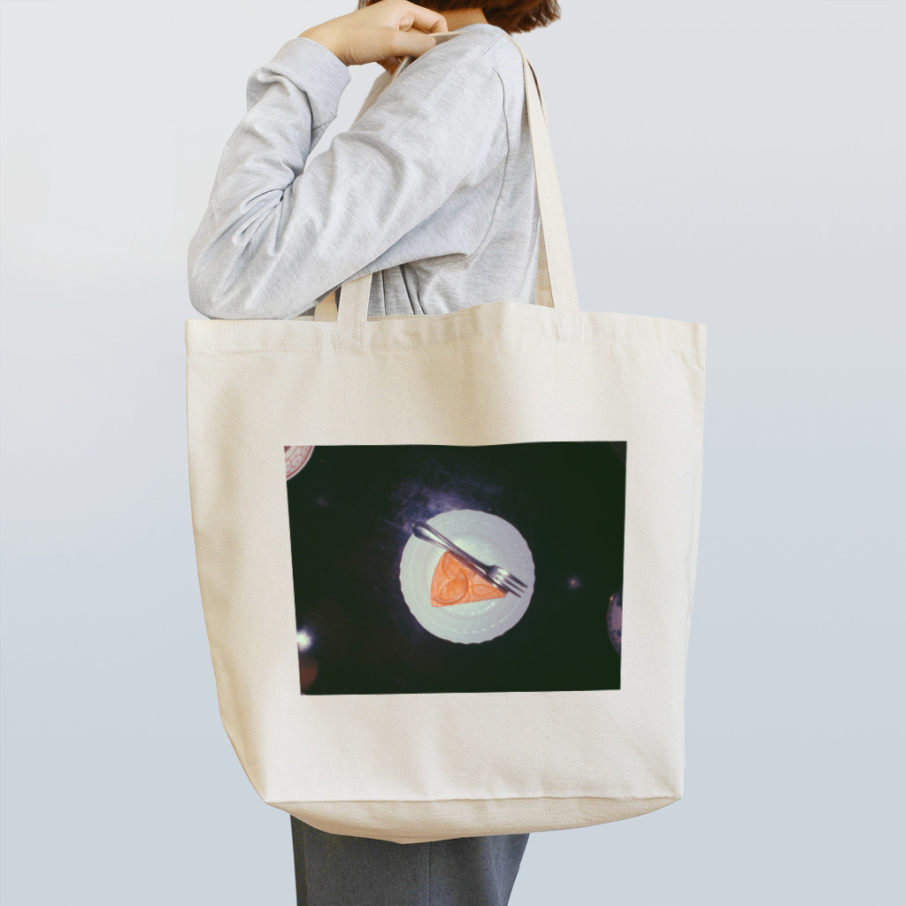 たそがれの雨のチーズケーキ Tote Bag