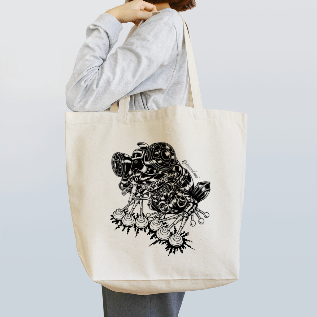 TOMOKUNIのAnimalia Kinky “ Black Frog ” Tote Bag