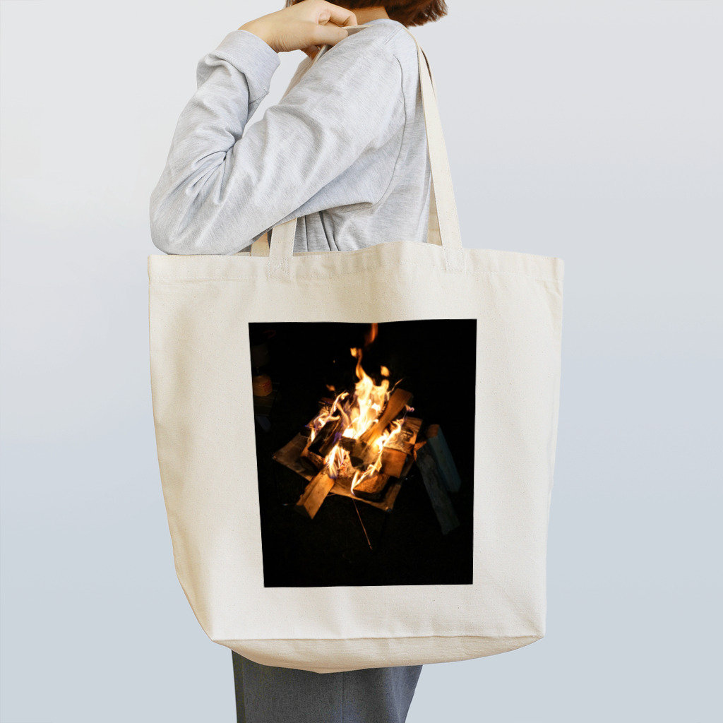 yosiのtakibi 焚き火 Tote Bag