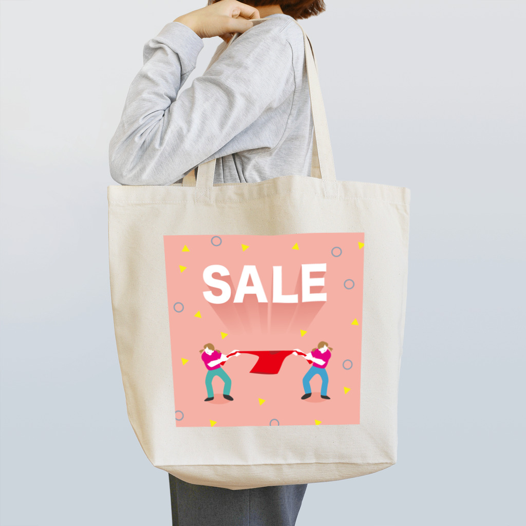 活気クラブの活気グラフィック「セール」 Tote Bag
