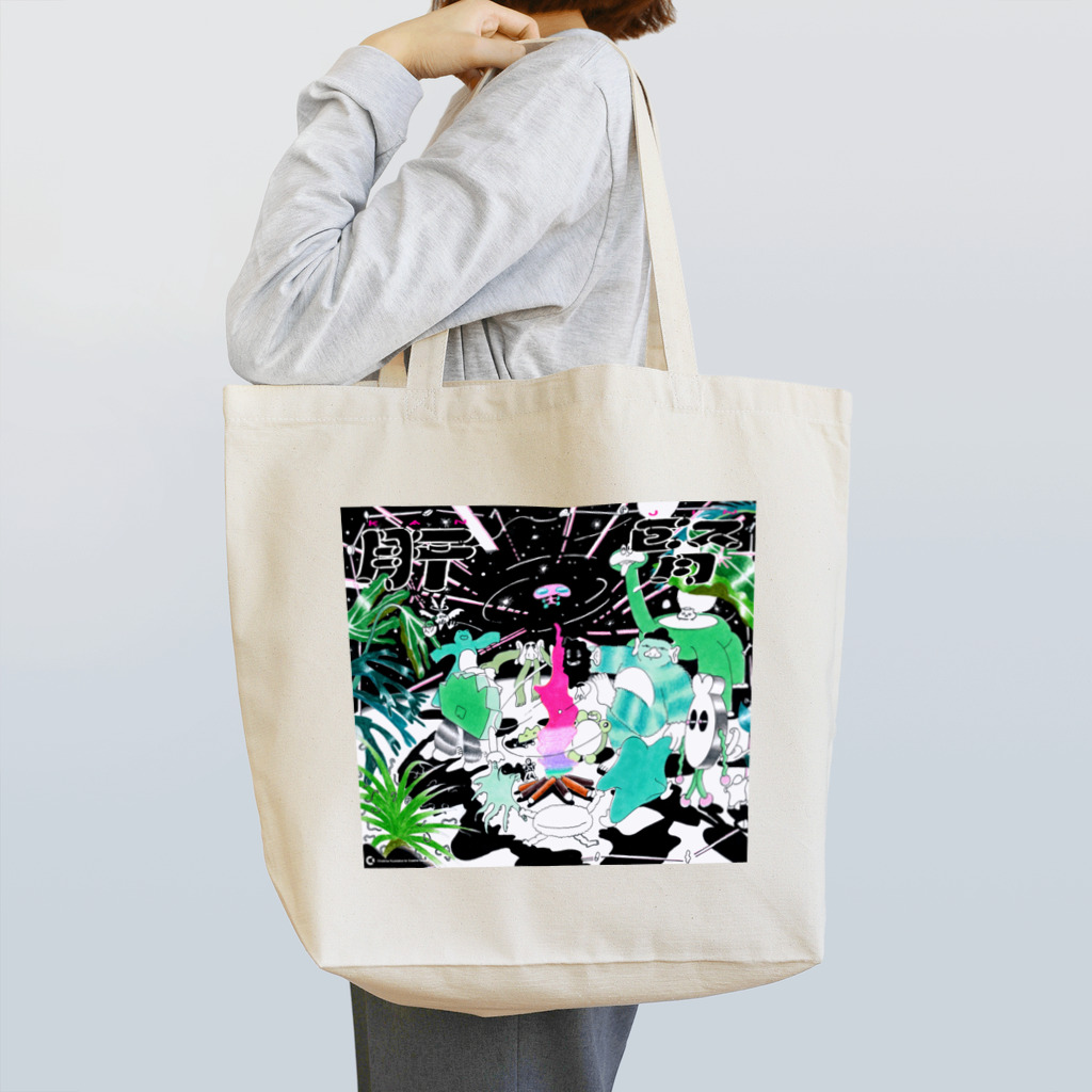 FOLK old book storeの肝腎ロゴ入り Tote Bag