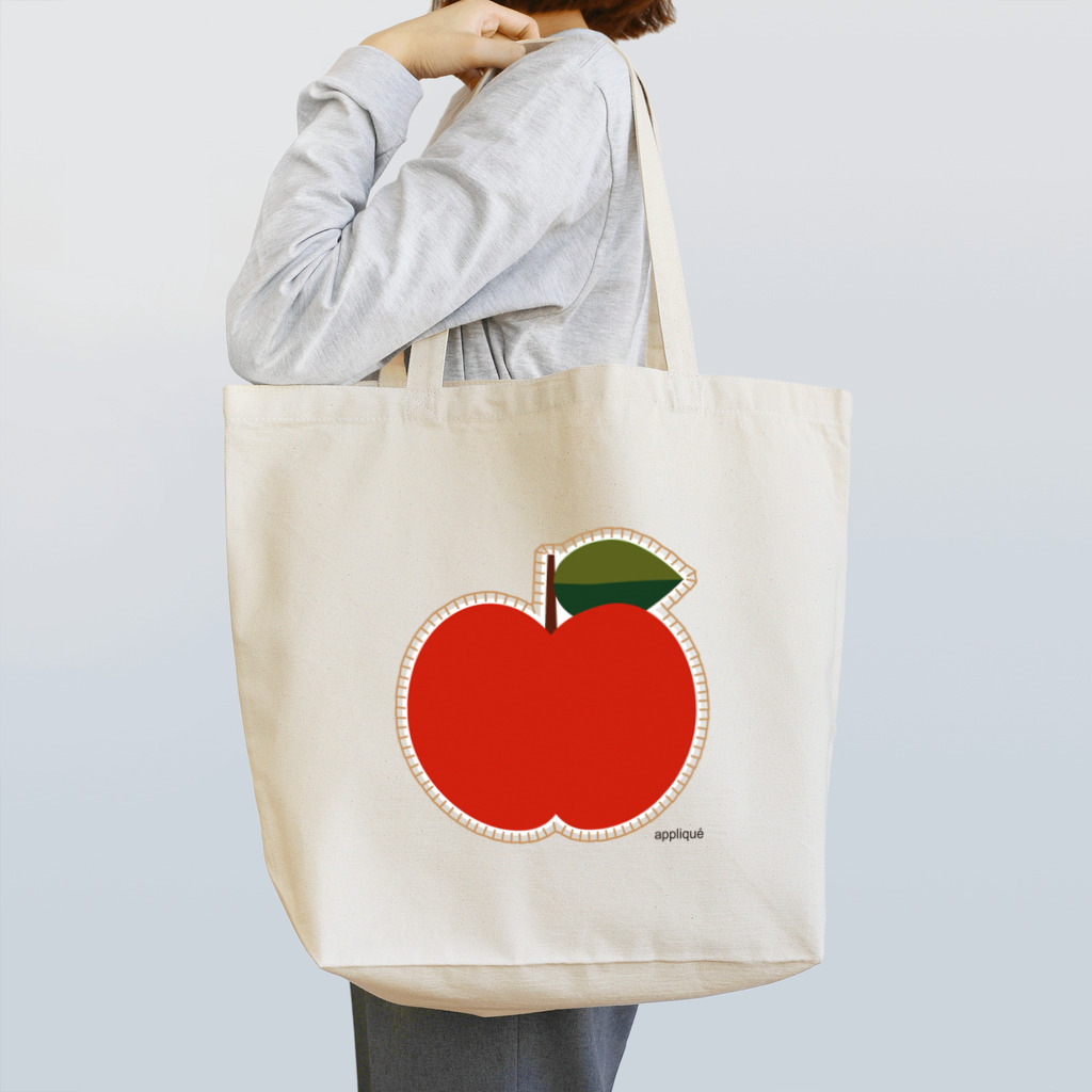 たかせ ゆづきのりんごのアップリケ Tote Bag