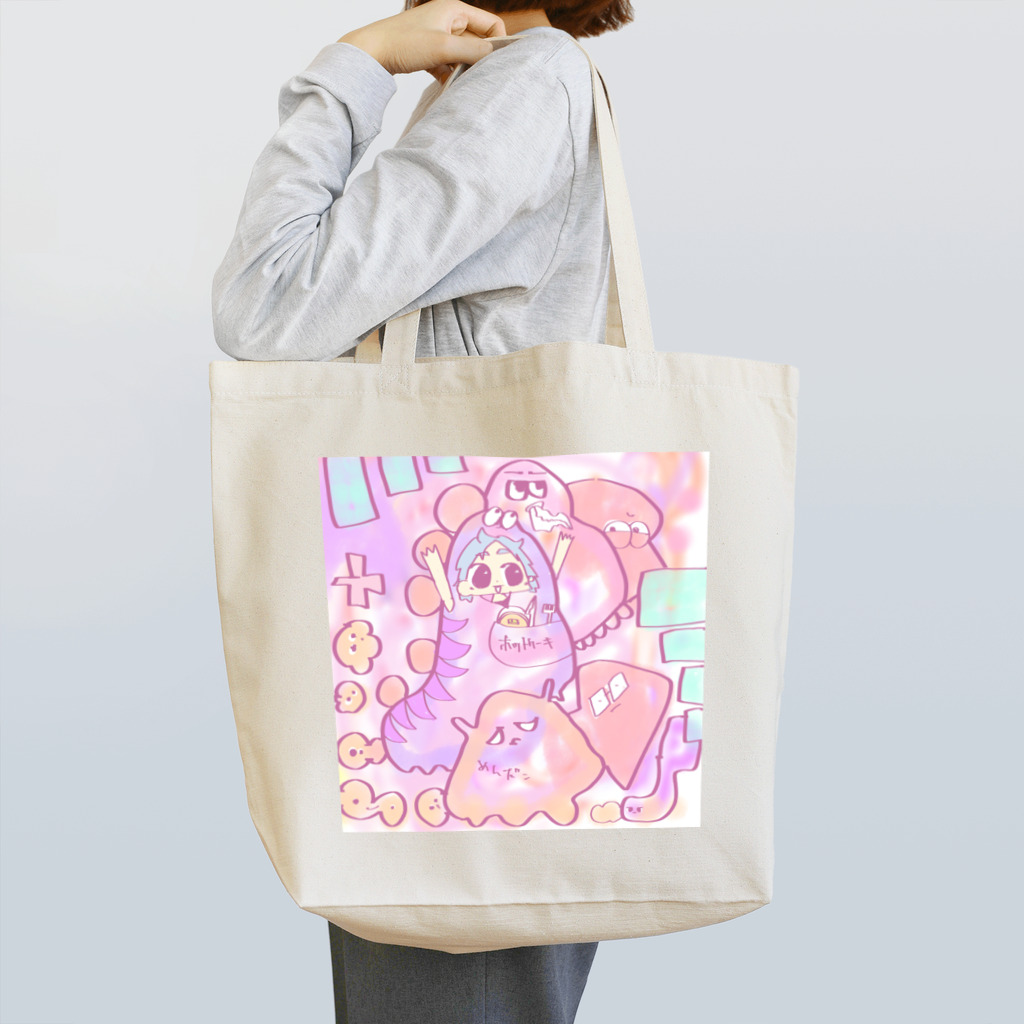 ポメ山ポメ太郎のきょうりゅーぼーい Tote Bag