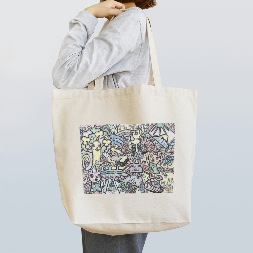 コビトとキモカワ達の仲間達 Tote Bag