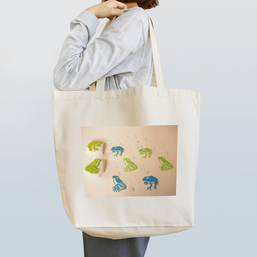 くろすけのアマガエルはんこ Tote Bag