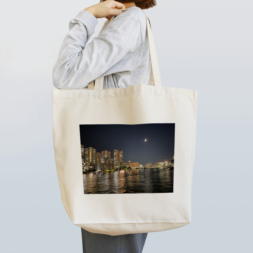 radioyaのTOKYO MOON（東京夜景） Tote Bag