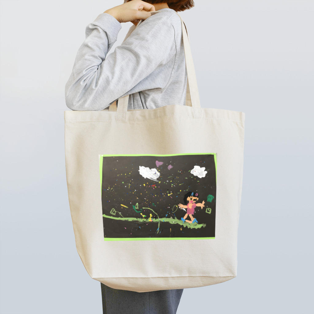 riraraの虹雨 Tote Bag