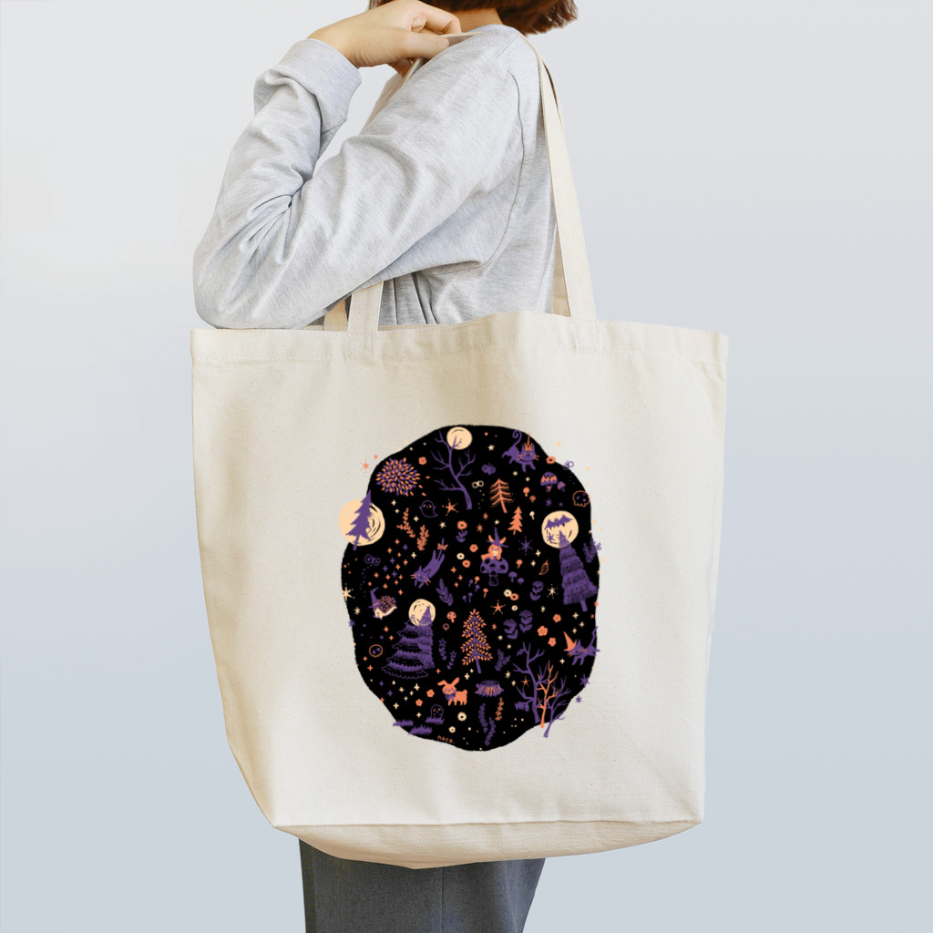 ナコの夜の森 Tote Bag