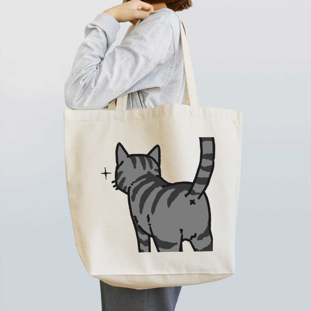 Riotoのねこけつ（サバトラ、アップ） Tote Bag