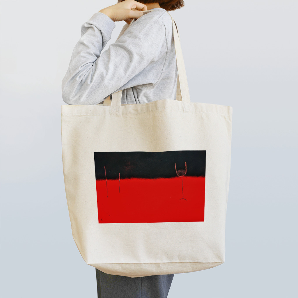 ｋａｚｕｏ　ｋａｙａｍａの赤と黒のブルース Tote Bag