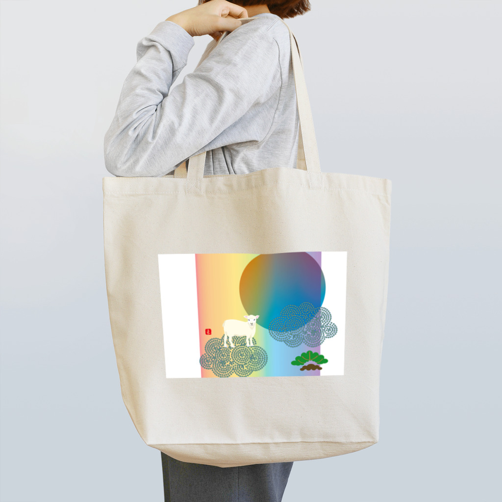 ジルトチッチのデザインボックスの和風干支のひつじグッズを贈っちゃおう！ Tote Bag