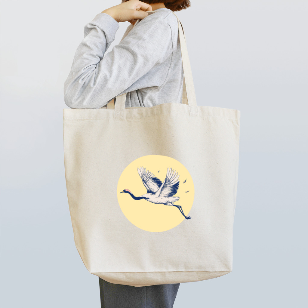 KUSUKUSU-COMPANYの鶴2 Tote Bag