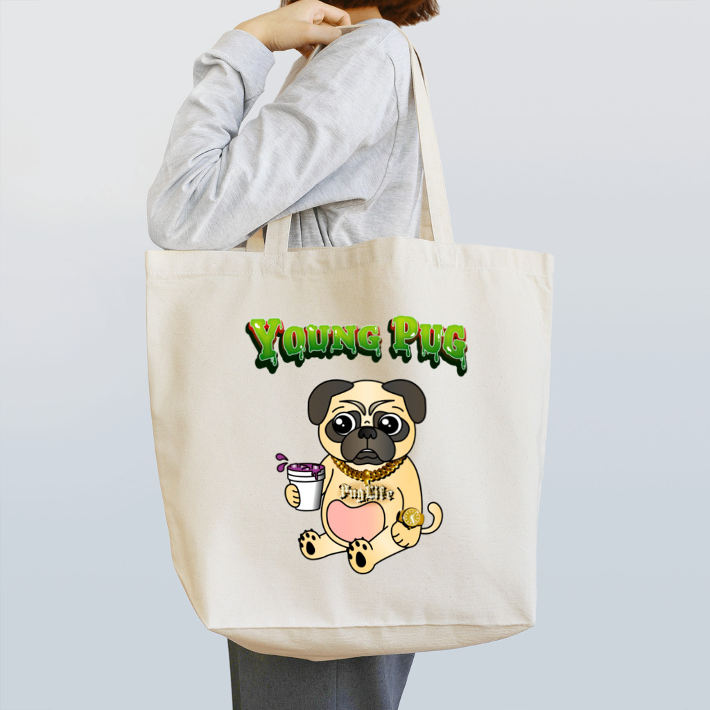 VS worldのYOUNG PUG Tote Bag