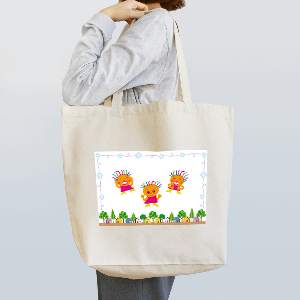 ジルトチッチのデザインボックスのいつも笑顔のクレコちゃん Tote Bag