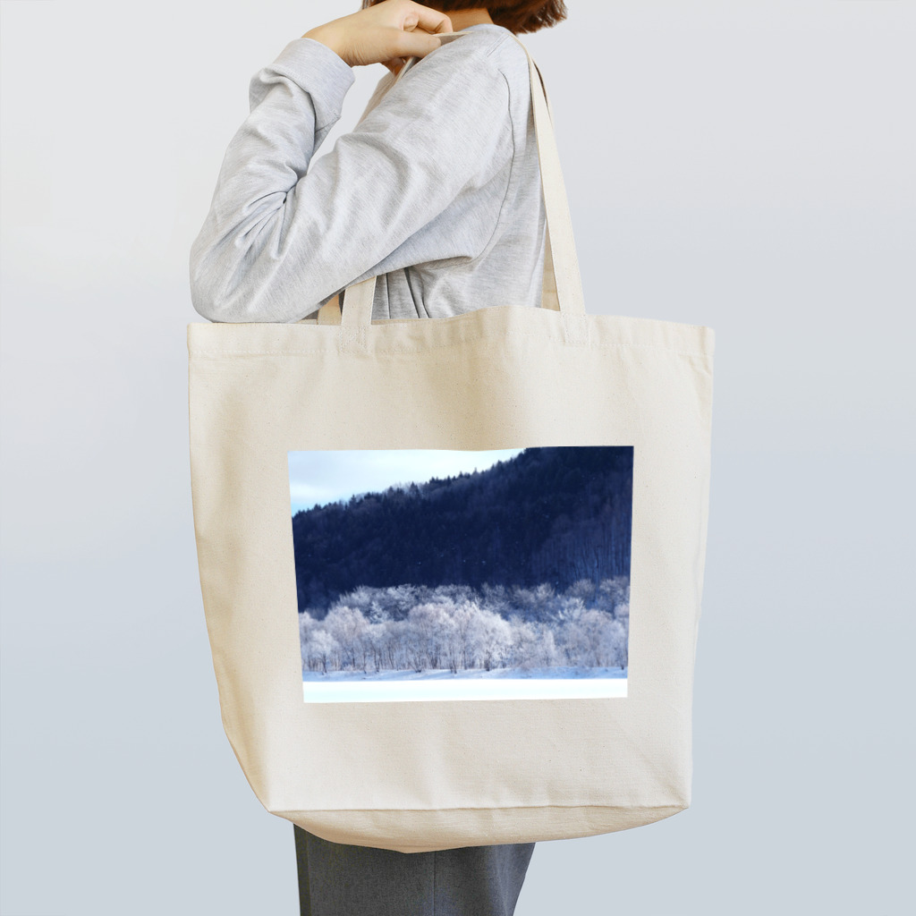gallery  mihaccoの北海道の雪景色 トートバッグ