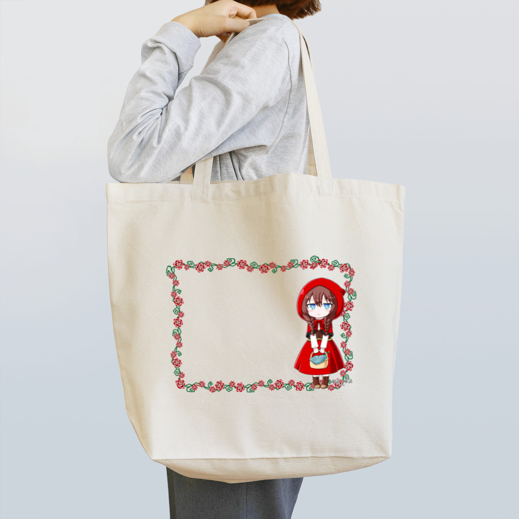 ぶらほわ店の童話✕童話赤ずきん薔薇ver Tote Bag