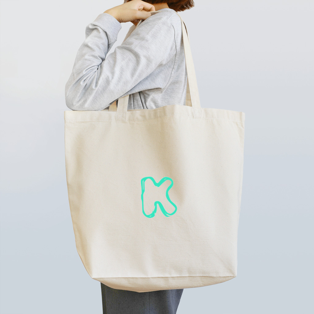 いちごだい福のKの気持ち (イニシャル) Tote Bag