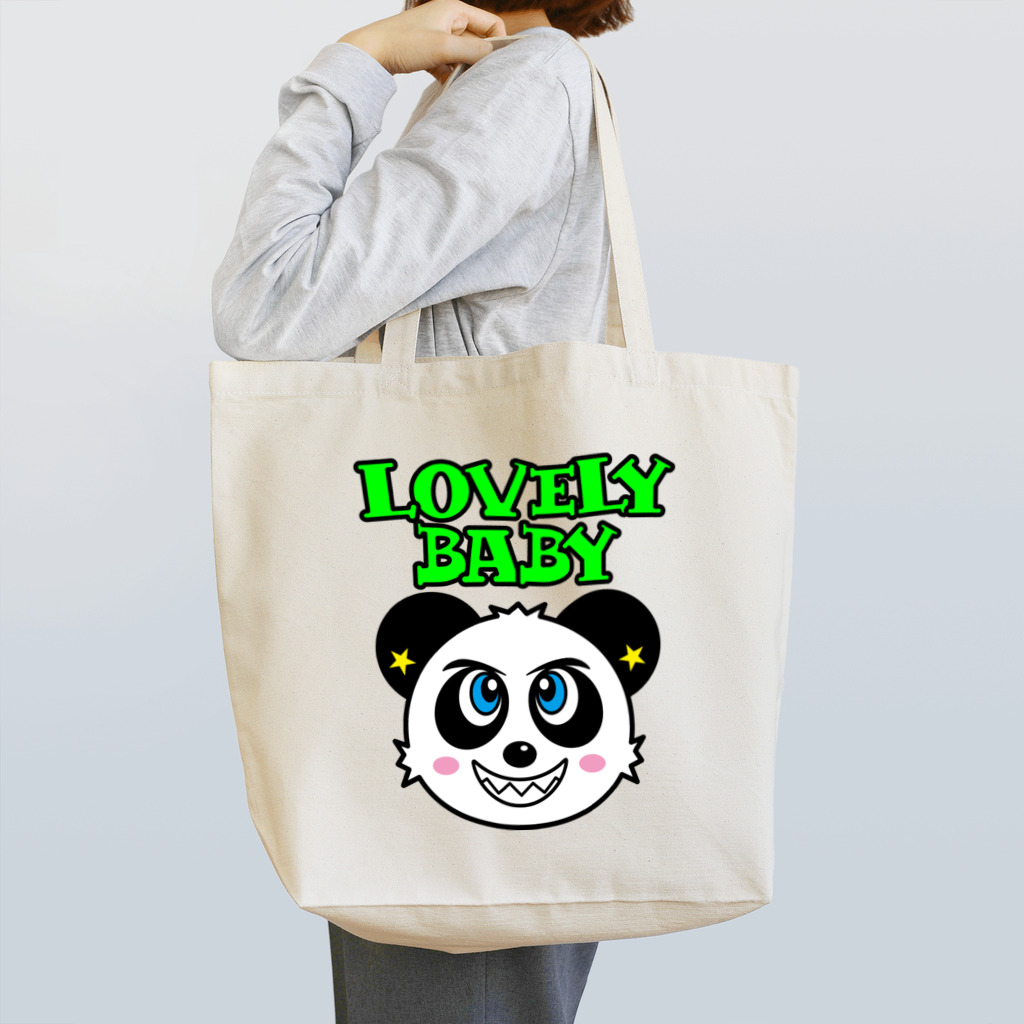 LOVELYBABYのパンダマン Tote Bag