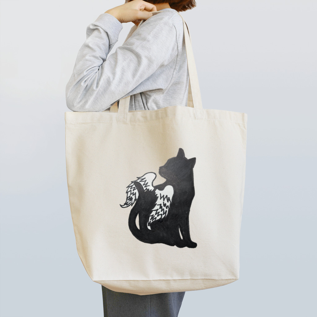 Capricious Catsの翼猫 Tote Bag