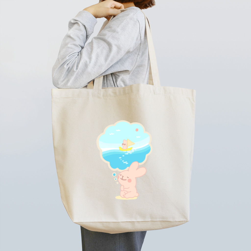 moe_moeのもうそうさぎ Tote Bag