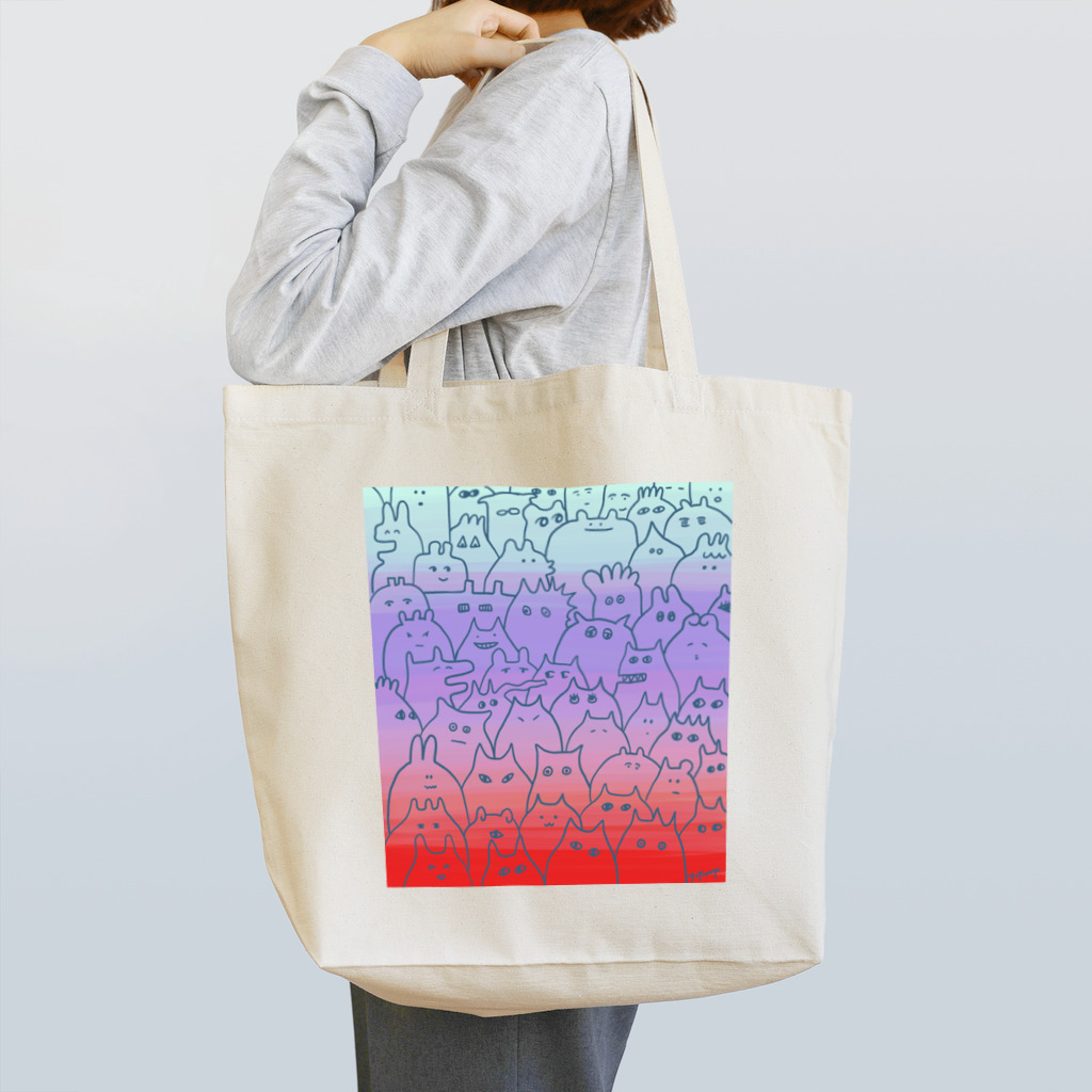 三姉妹とウフフのお店のモンスターたち Tote Bag