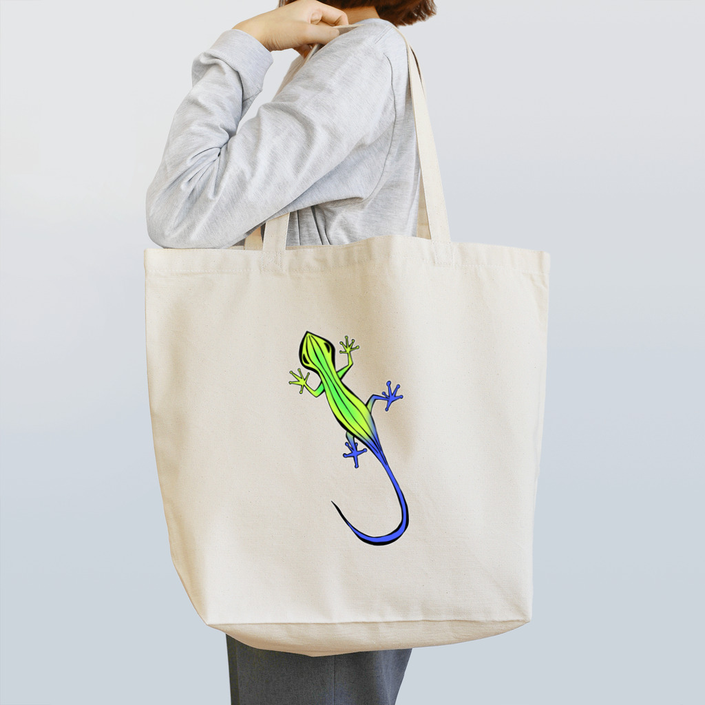 ぱくちのお店のトカゲくん Tote Bag