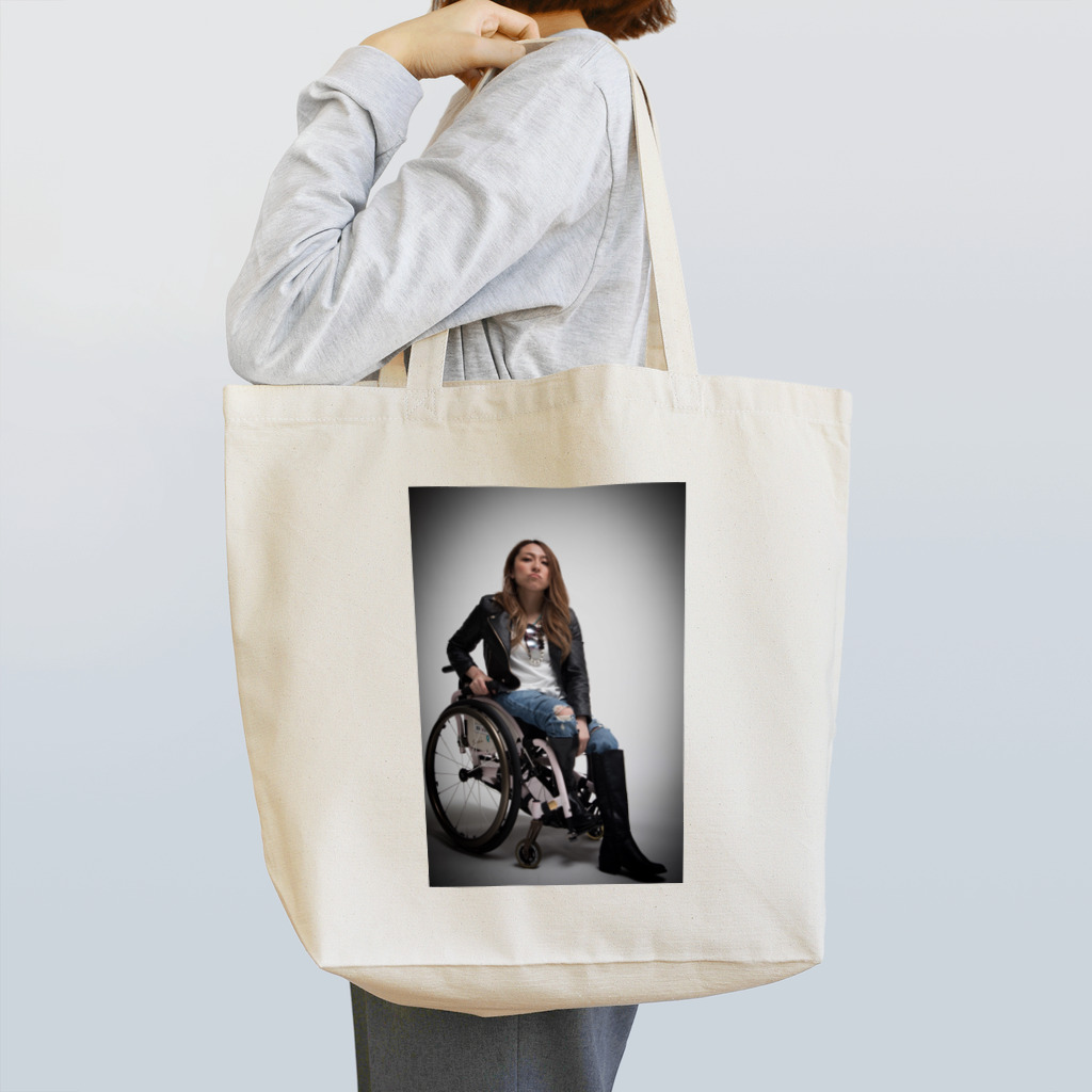 中嶋涼子の車椅子ですがなにか？！のロゴなしシリーズ Tote Bag