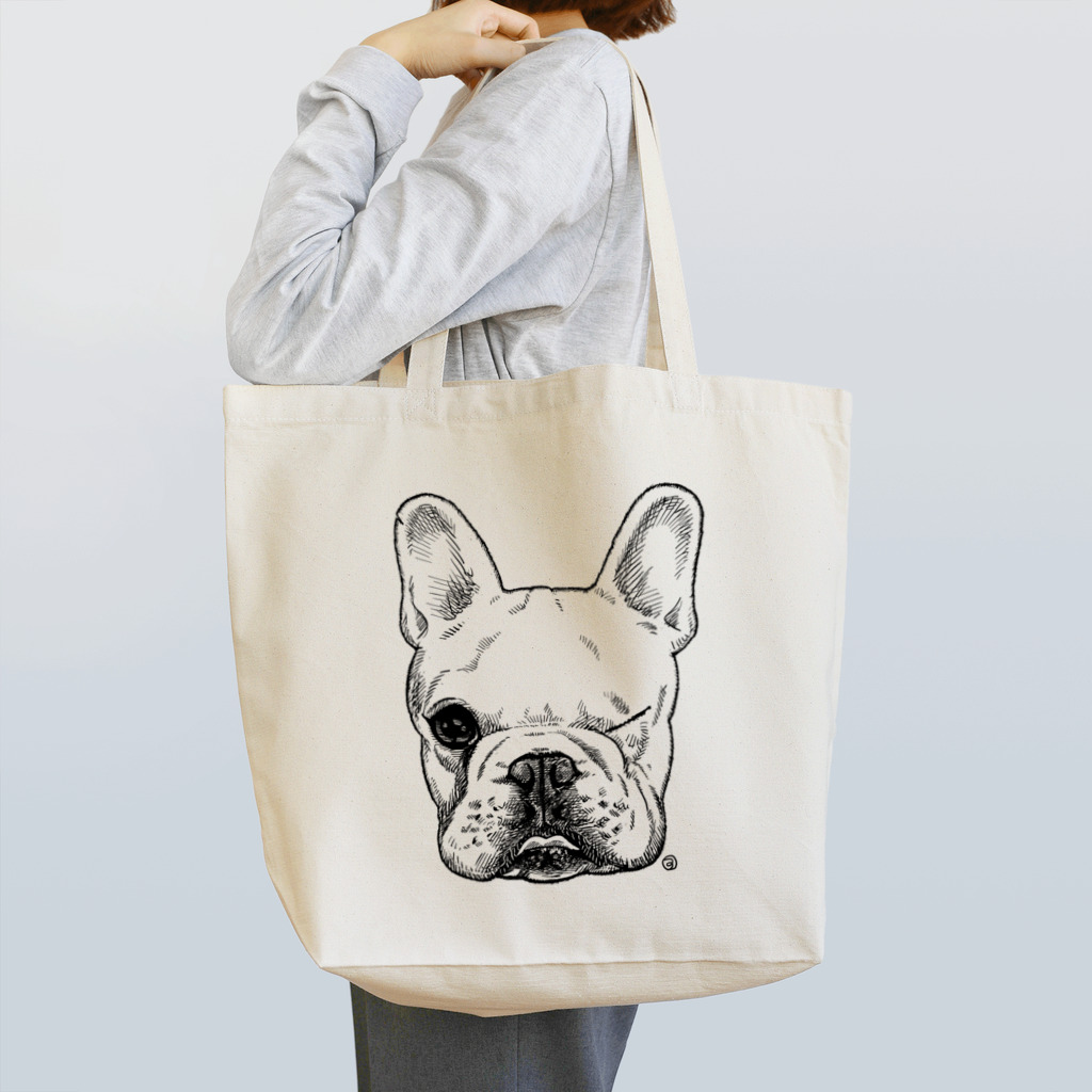 つの丸のピートの肖像 Tote Bag