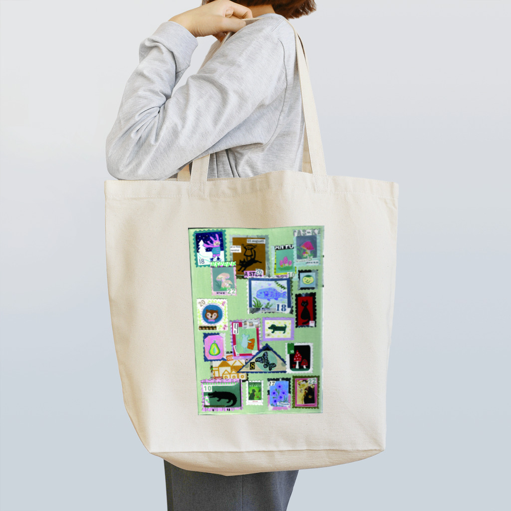 火曜のねこの切手コレクター Tote Bag