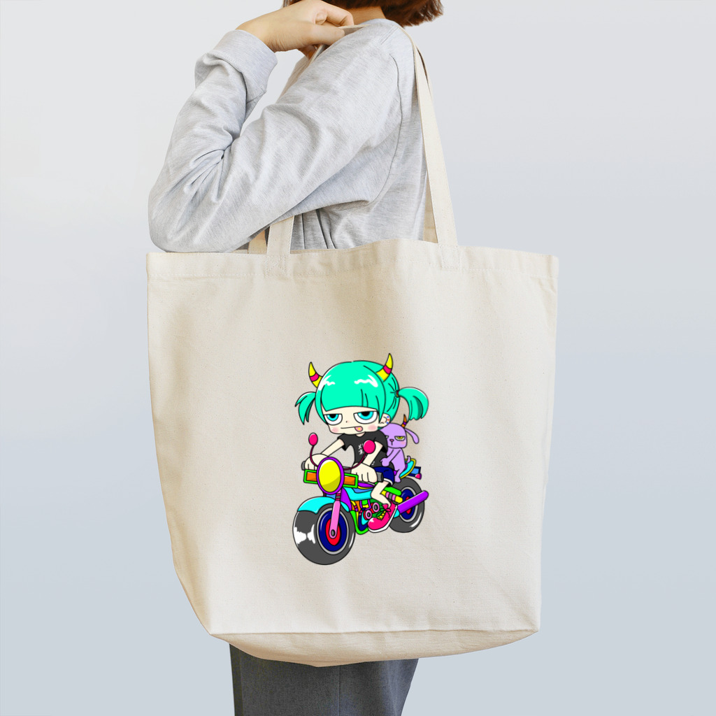 やぎさんぽ ¨̮の補助輪娘 Tote Bag