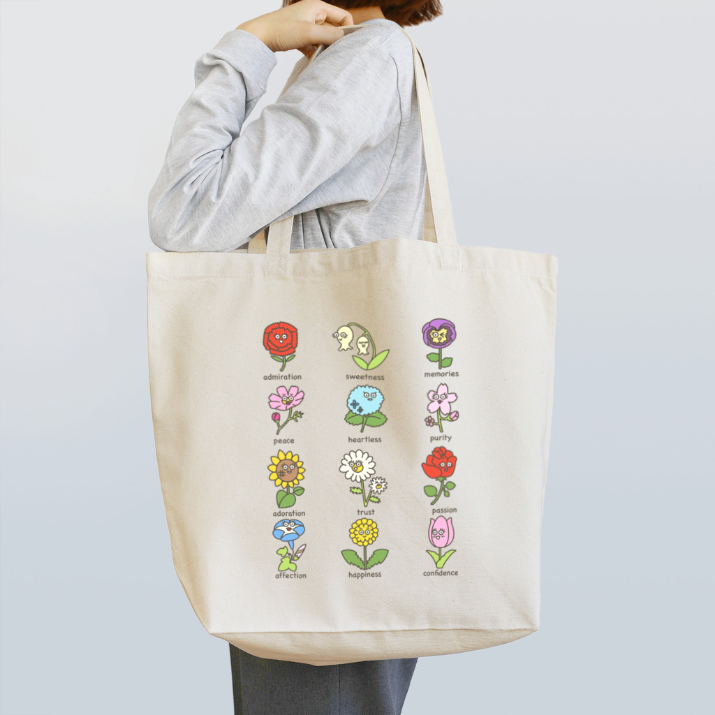 Berry Lovely Shopの花言葉図鑑💐 Tote Bag