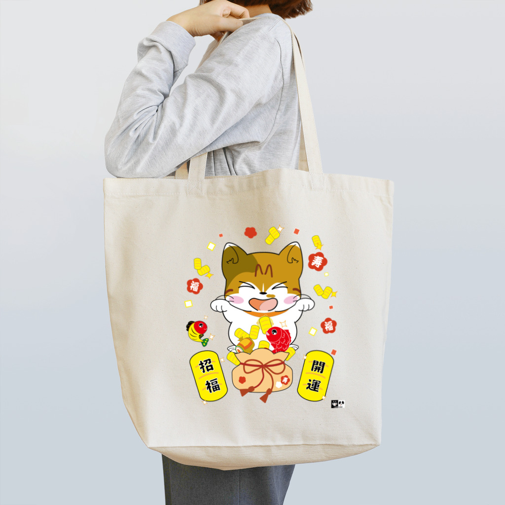 くまおのままの開運✨招きちゃこ　(神社猫ちゃこ) Tote Bag