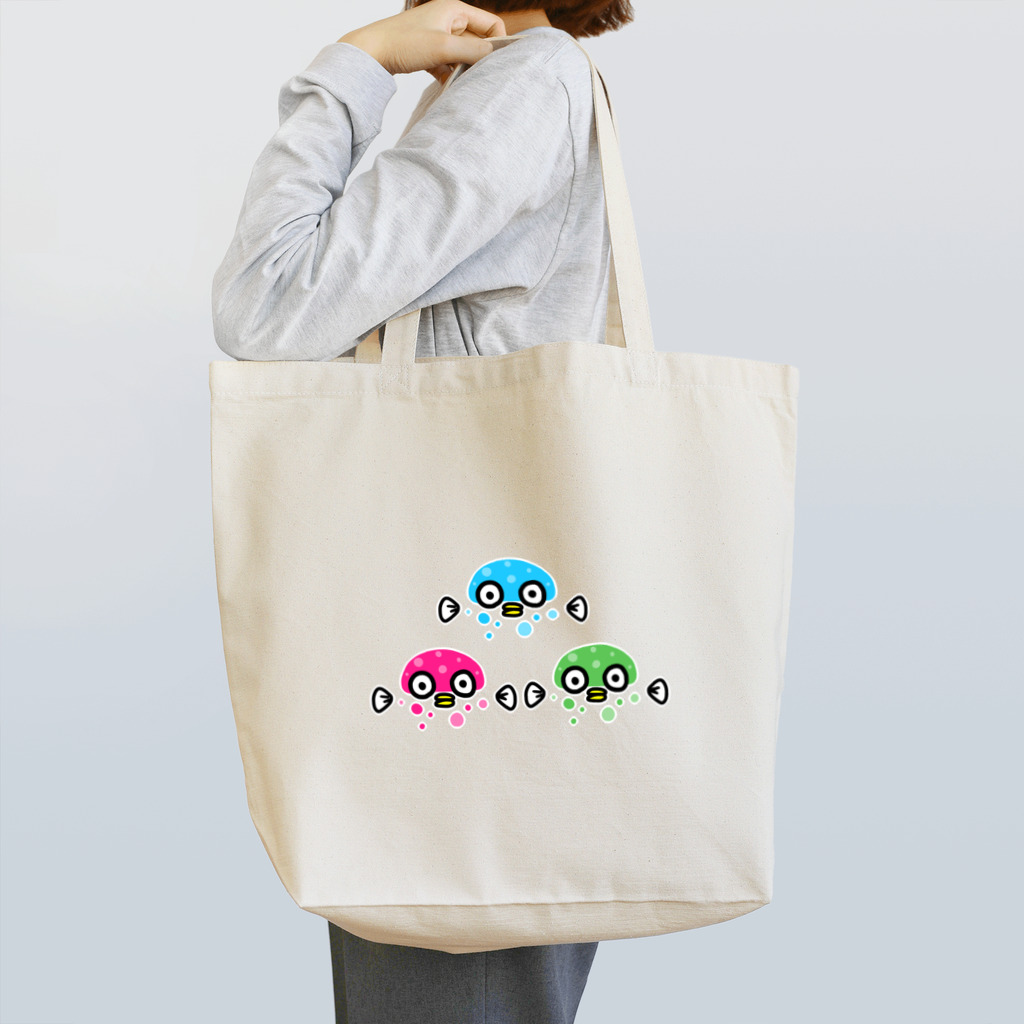 太幸丸のふぐトリオ Tote Bag