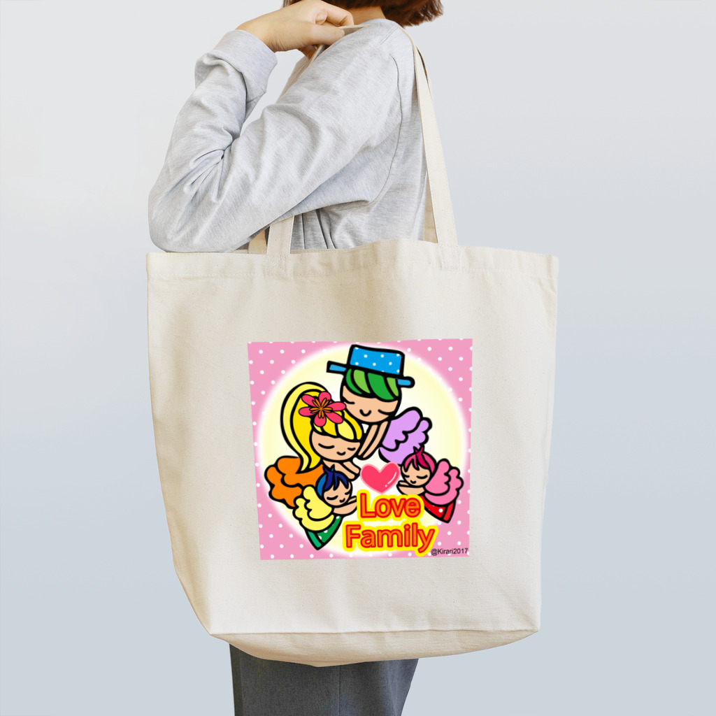 Happyアーティスト綺羅利☆キラリ☆ のラブファミリー💗 Tote Bag