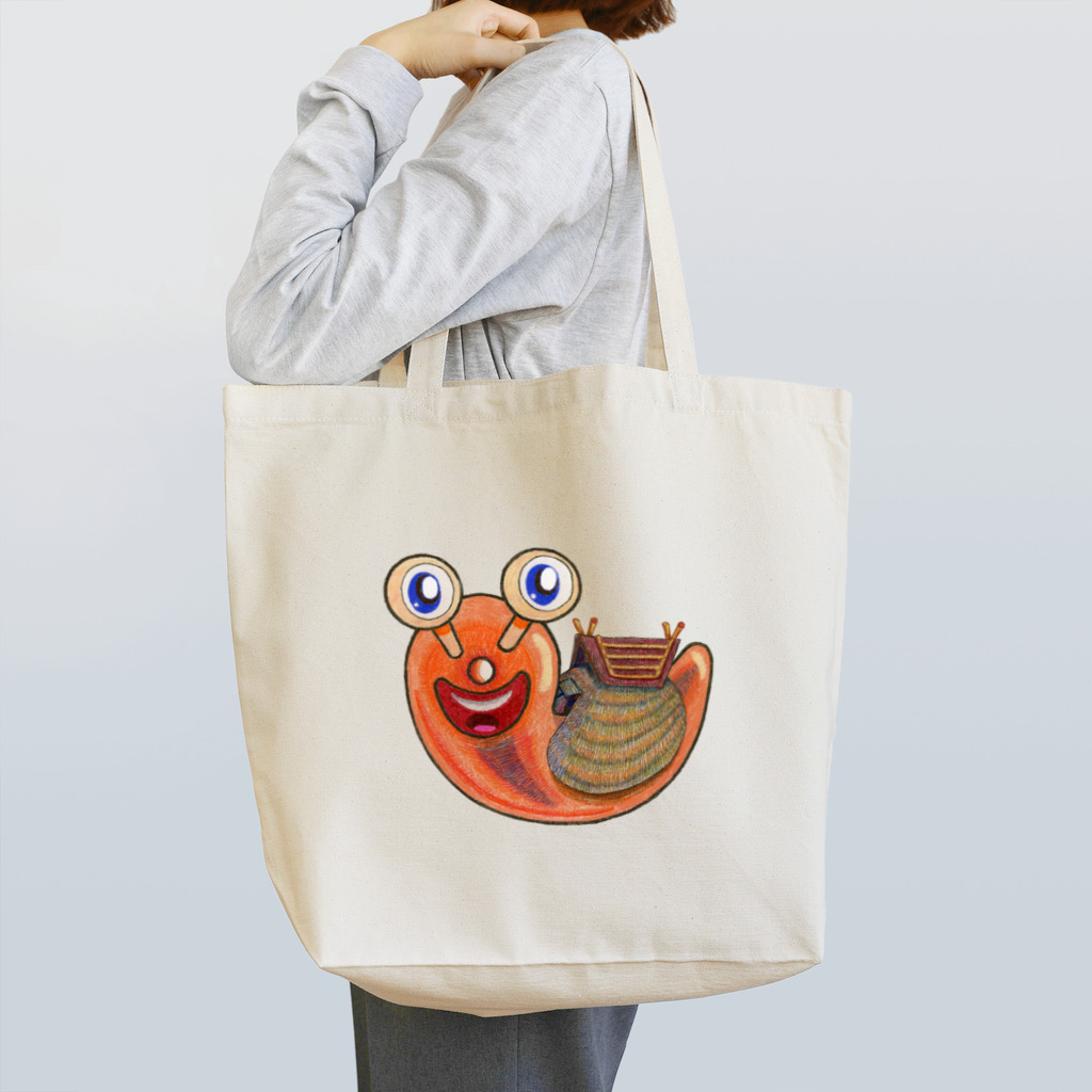 石田 汲の弥生式かたつむり・ゆやゆよん Tote Bag