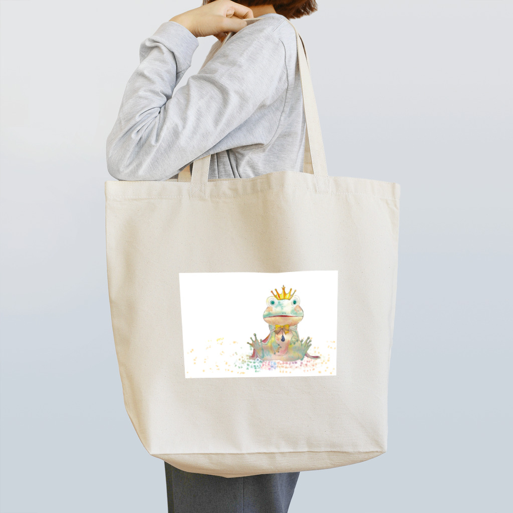 memo  (めも)のカエル王子 Tote Bag