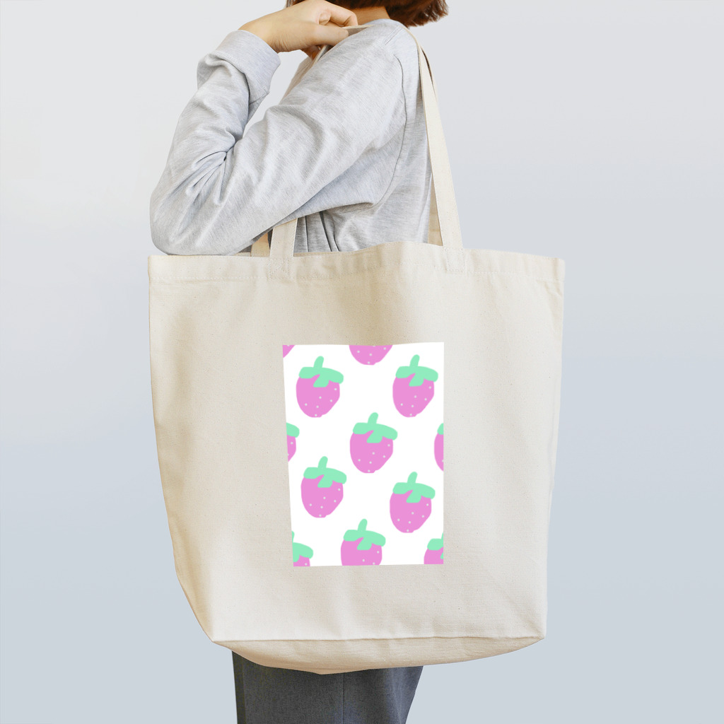 見てる。のいちご Tote Bag