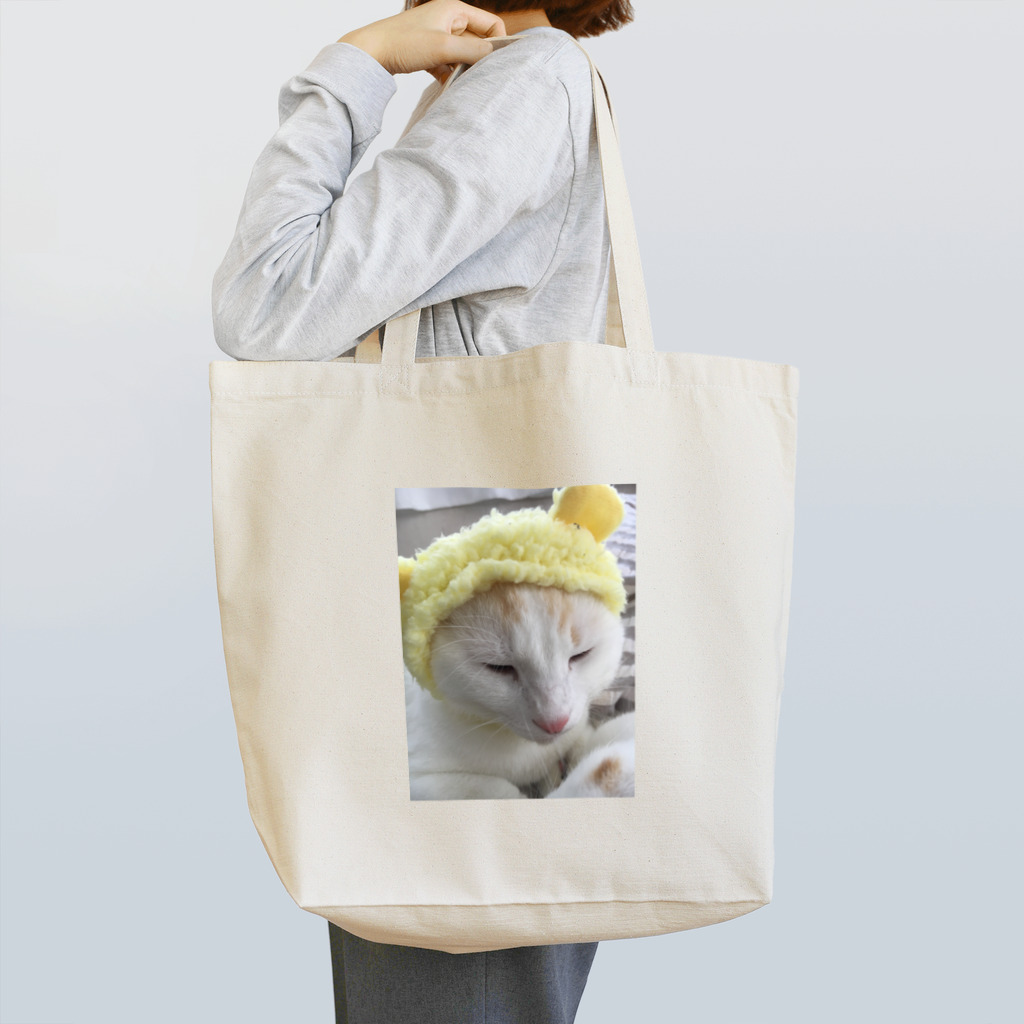 Peach♡のぶちゃかわ猫 Tote Bag