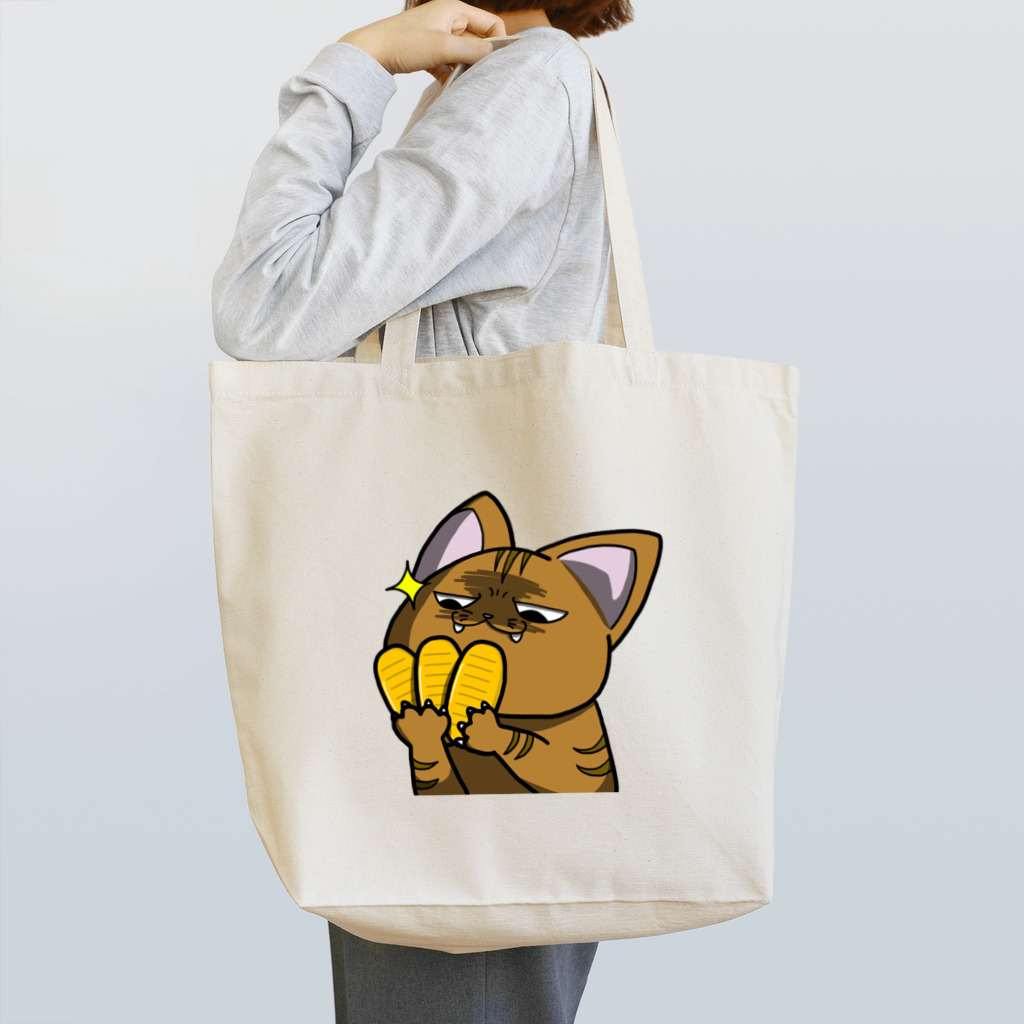 思う屋の価値の分かる猫 Tote Bag