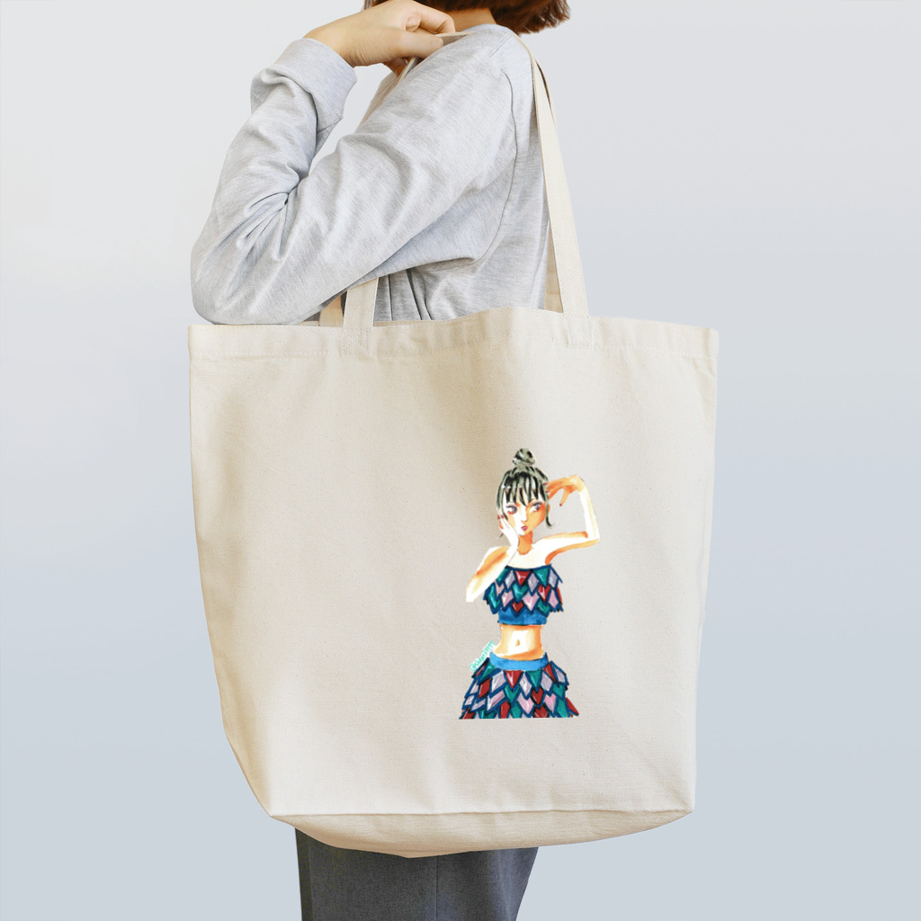 ダンシングひかり☁←お天気のメイちゃん Tote Bag