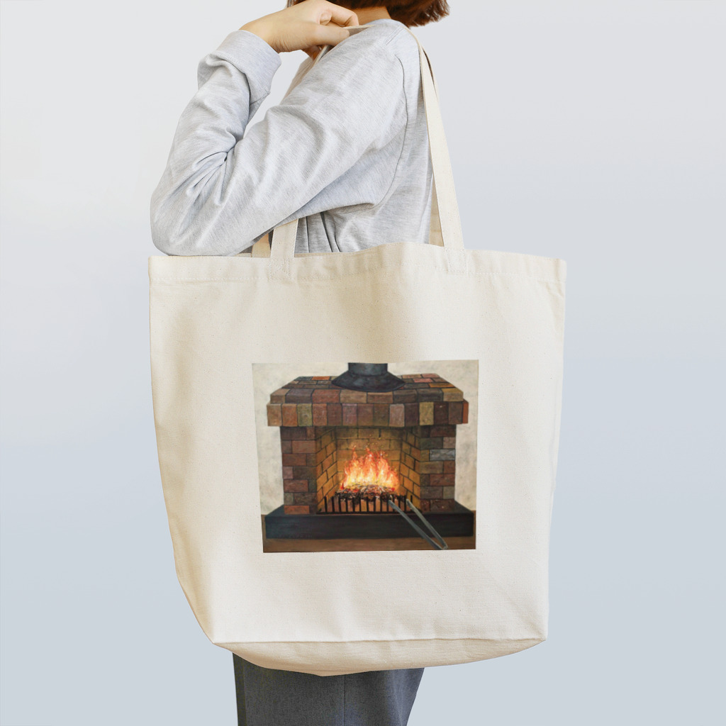 Knight Timeの暖炉 Tote Bag