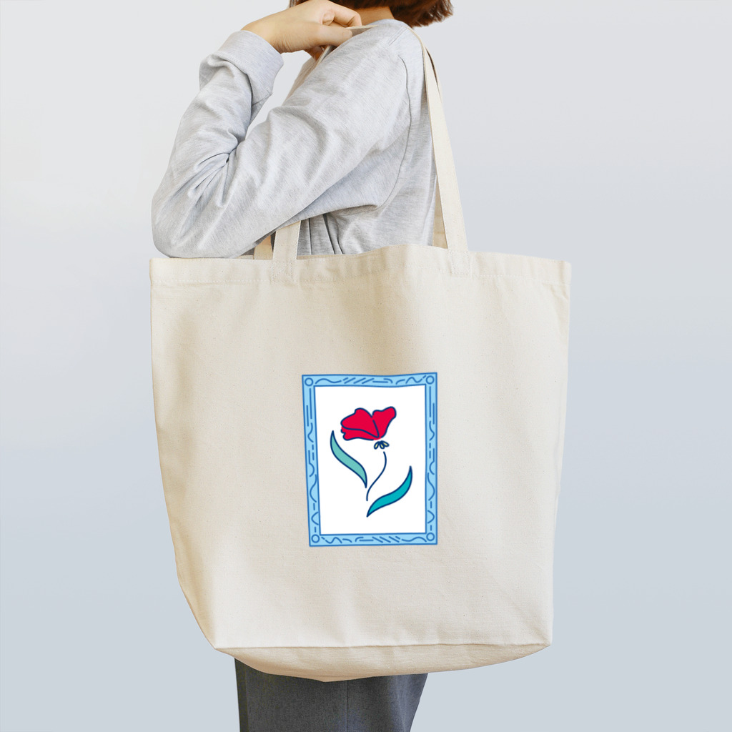 ぴゅるりんこよしだ。のGAKU NI HAITTA OHANA Tote Bag