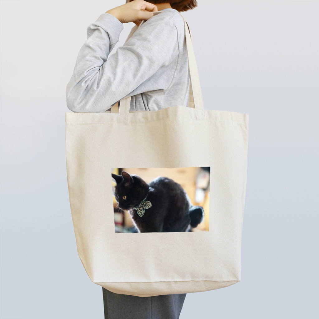 黒猫のヴィーヴィの活動開始ヴィーヴィさん Tote Bag