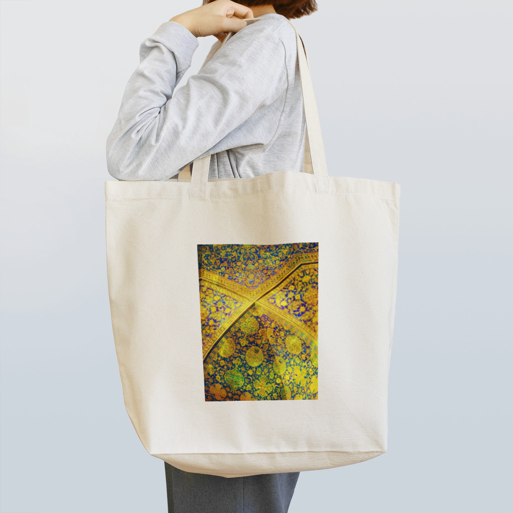 kohtaro_kyotoaboutのアラベスク：ペルシアの藍 Tote Bag