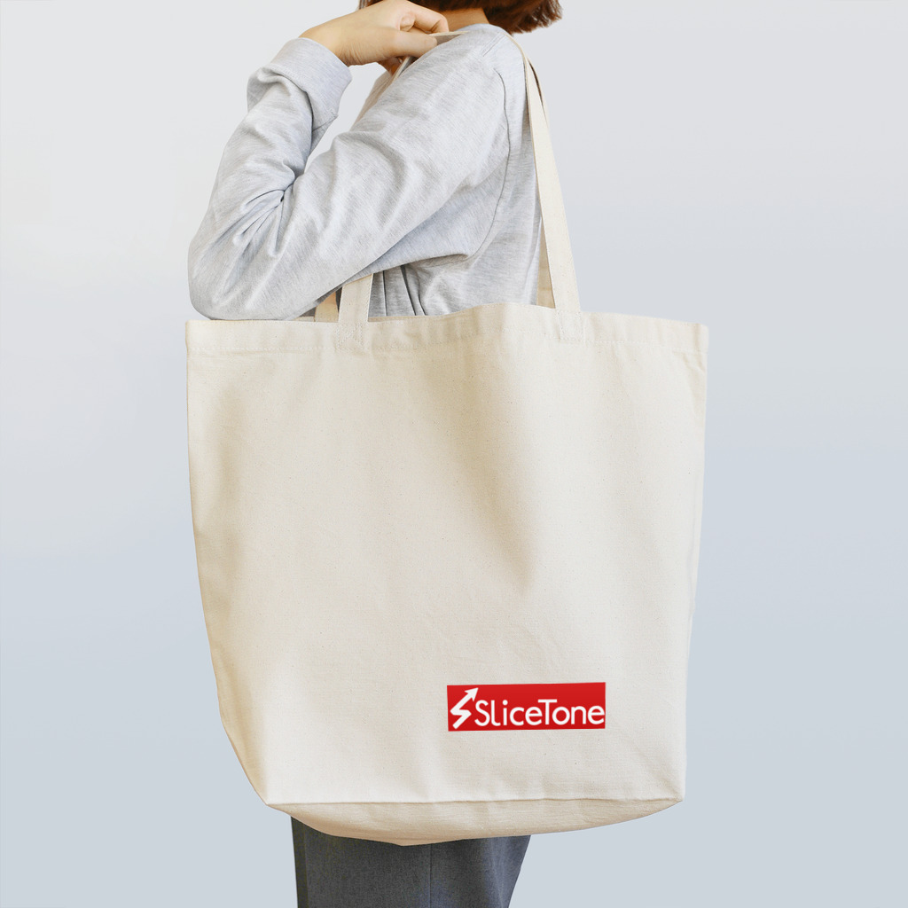 Slicetone OfficialのSlicetone Red Tote Bag