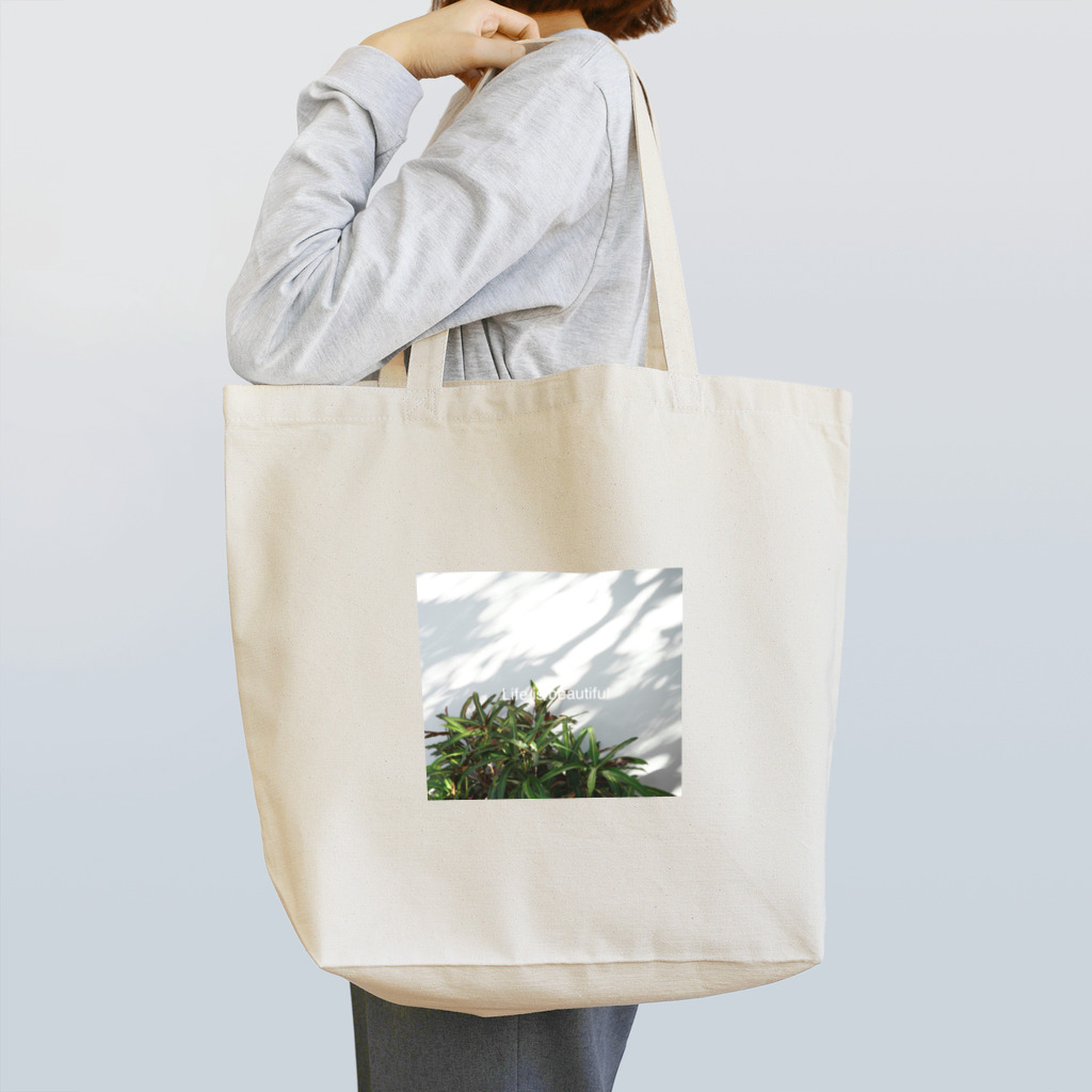 ipunigraphの植物と光と影 Tote Bag